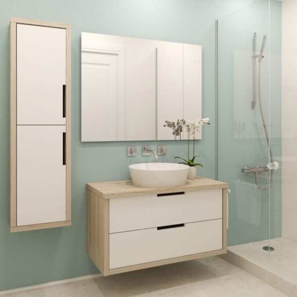 Mueble de baño lujoso cocina moderna 01